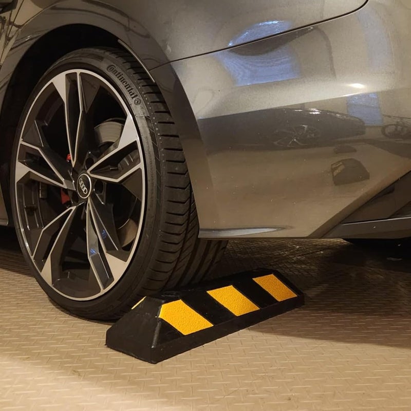 Guardian Industrial Products DH-PB-4 Heavy Duty Rubber Parking Curb - 24" Long, Black - Image 5