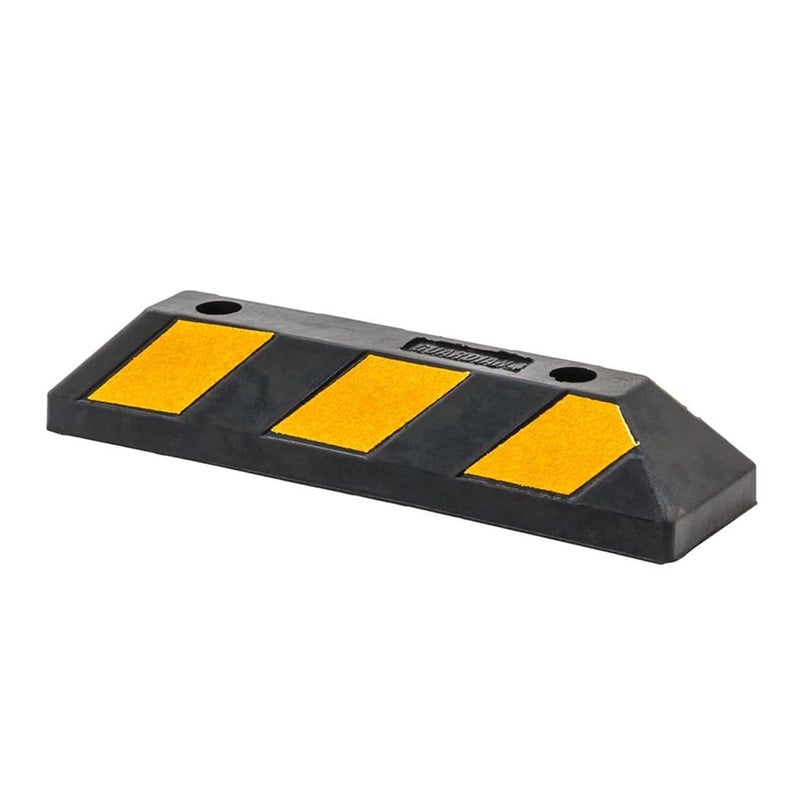 Guardian Industrial Products DH-PB-4 Heavy Duty Rubber Parking Curb - 24" Long, Black - Image 1