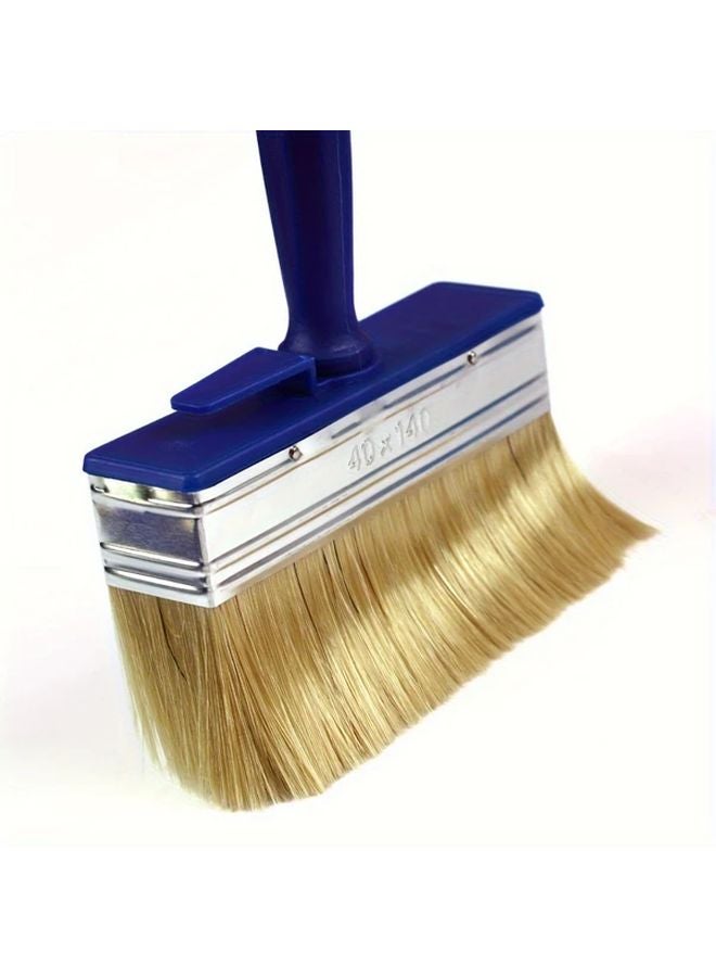 Blue Multi Purpose Brush with Stainless Steel Handle for Walls Ceilings Floors - Image 3