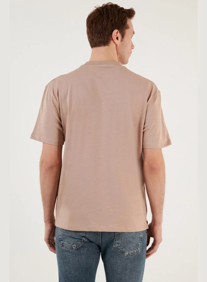 Buratti  Buratti Cotton Relaxed Fit Crew Neck T-Shirt Men's T-Shirt 5905446 for Men | Best Price UAE