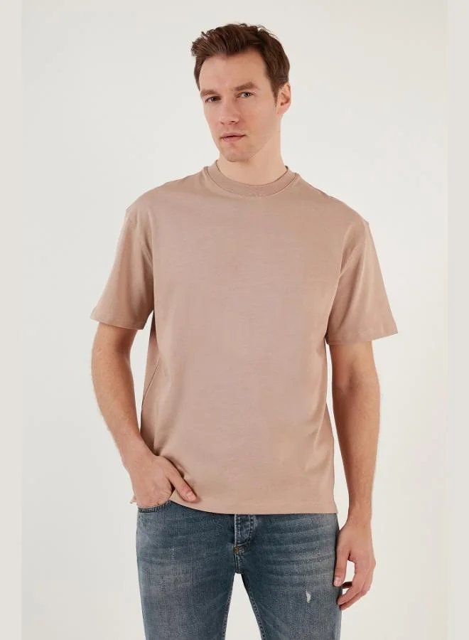 Buratti  Buratti Cotton Relaxed Fit Crew Neck T-Shirt Men's T-Shirt 5905446 for Men | Best Price UAE