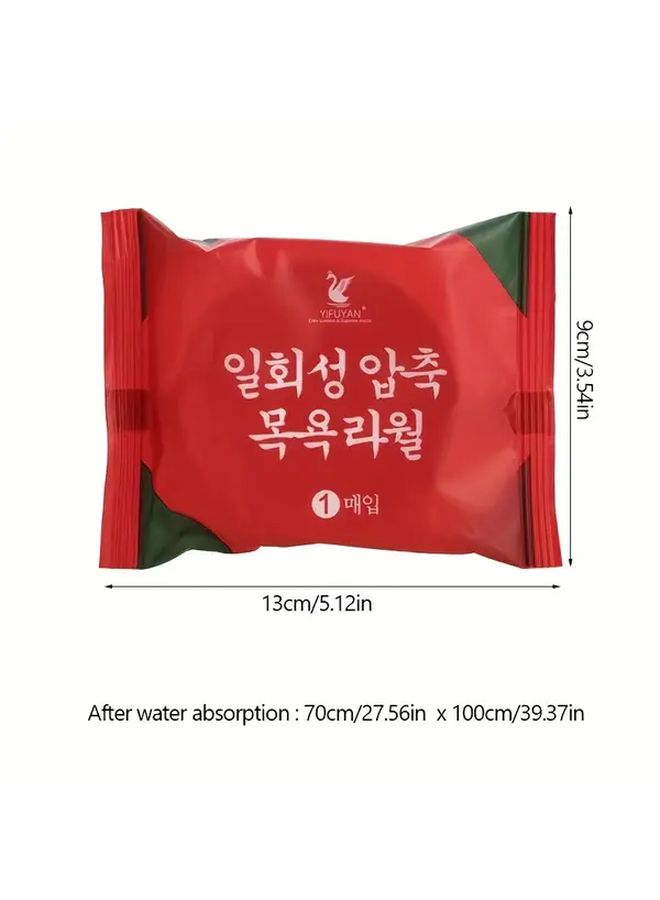 5 Pcs Compressed Towels Thick Large Individually Wrapped Travel Essentials - Image 4