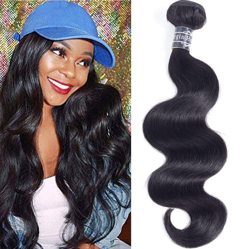 Amella Hair 8A Brazilian Virgin Hair Body Wave 1 Bundles 100 Unprocessed Brazilian Body Wave Remy Human Hair Extensions 18inch