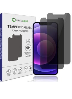 PRIMEEIGHT PRIMEEIGHT iPhone 11 / XR Privacy Screen Protector 6.1 Inch Display - Ultra Thin 9H Hardness Tempered Glass iPhone 11 / XR Pack of 2 - Easy to Install HD Privacy Screen.  - Image 1