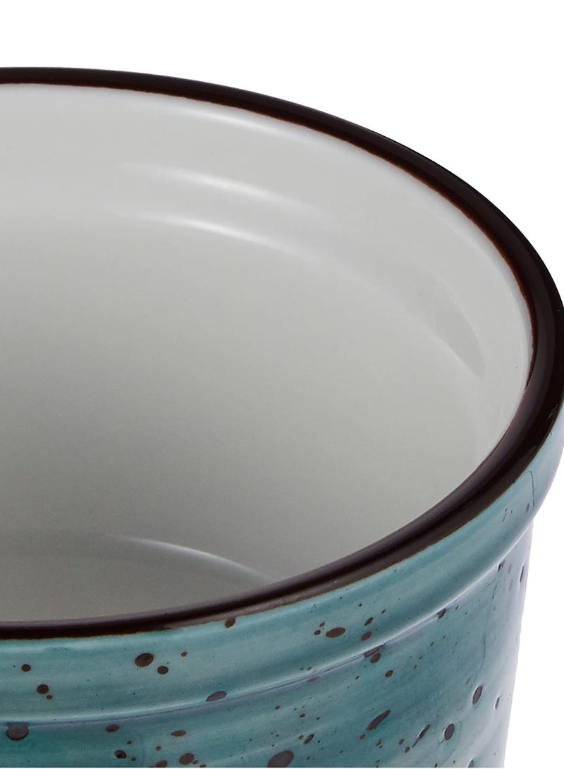 Porceletta Color Glaze Porcelain Lined Ramekin, 5 cm Size, Green - Image 3