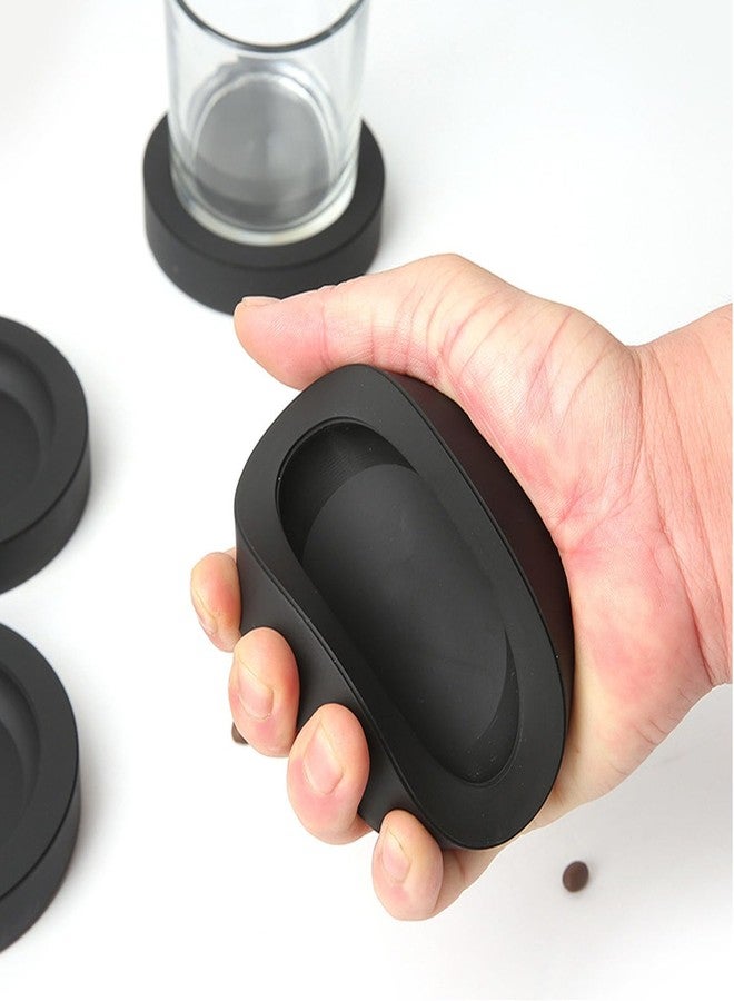ArrErr 2 Pack Cocktail Shaker Coasters Anti-Slip Martini Shaker Rubber Pads Insulated Coaster for Cocktail Shakers Hand Drink Shaker Martini Drink Mixer Cobbler Shakers Cocktail Mixer Bartender Kit - Image 4