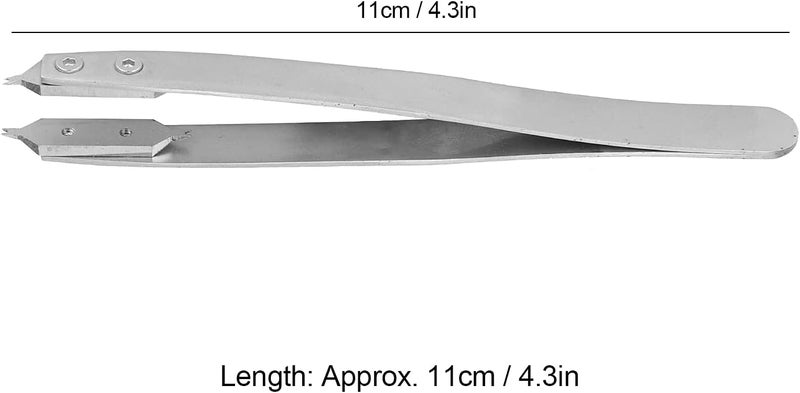 klarako Watch Repairing Tweezers Accessory, V‑Shaped Watch Setting Fitting Repairing Maintenance Spring Bar Tweezers Tool Watch Repairing Accessory - Image 5