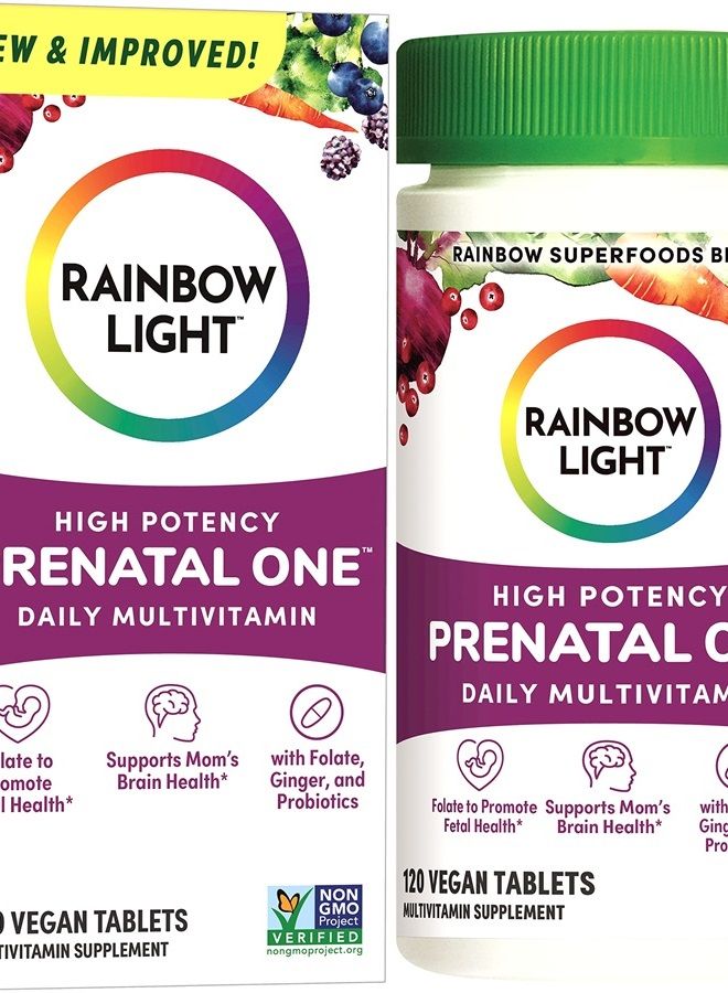 Rainbow Light RAINBOW LIGHT VIBRANCE MULTIVITAMIN PRENATAL ONE, 120 Ounce - Image 1