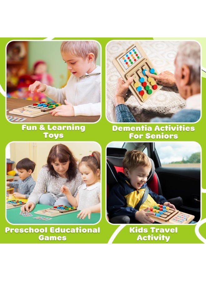 Toddler Toys Busy Board - Educational Montessori Toys With Wooden Shape Sorter Sensory Board, Toddler Tool Box Toy For 1 2 3 Year Old Boys Girls Learning Resources Gifts - Image 5