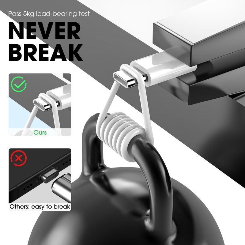 FEEL2NICE Apple USB C to USB C Charging Cable, 2Pack [3FT+6FT] USBC Fast Charger Cord, 60W Type-C to Type-C Cable for iPhone 17/16 Pro Max Plus, iPhone 17 Air, iPad Air/Pro - Image 4