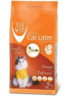 VAN CAT Van Cat White Clumping Bentonite Cat Litter Orange 5Kg  - Image 3