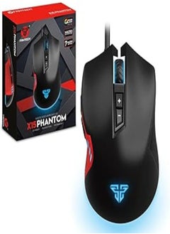 Fantech Phantom X15 RGB Gaming Mouse with Optical Sensor 4800 Dpi, 7 Programmable Buttons, 10 Million Clicks Lifetime, Macro Support