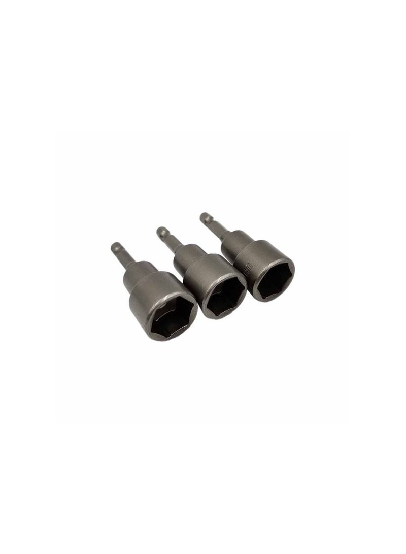 17mm Drill Nut Socket Magnetic Nut Socket For Drill Strong Magnetic - Chromium-vanadium CRV 3 Pcs Set  - Image 5