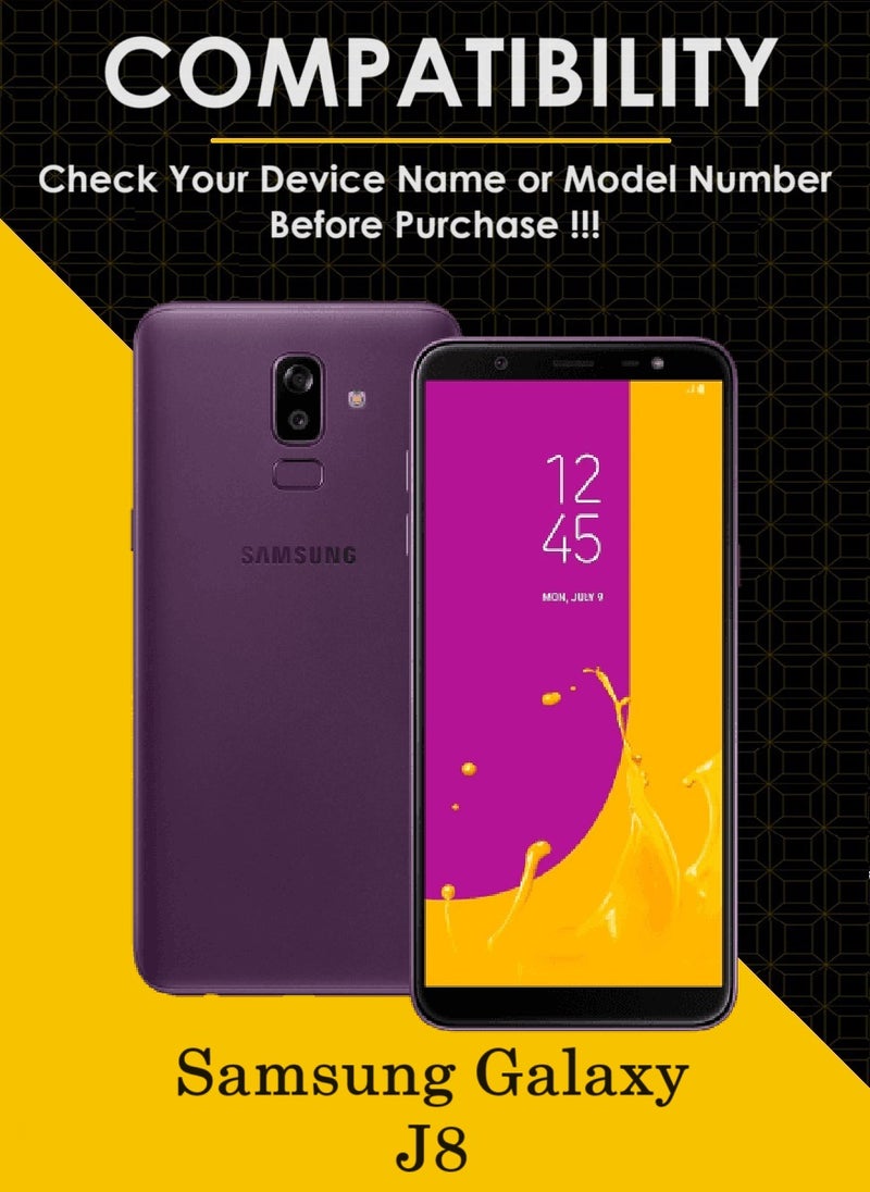 AINA 3 Pieces Tempered Glass Screen Protector 5D Designed For Samsung Galaxy J8 Full Glue Edge to Edge Full Screen Coverage And Bubble Free - Image 3