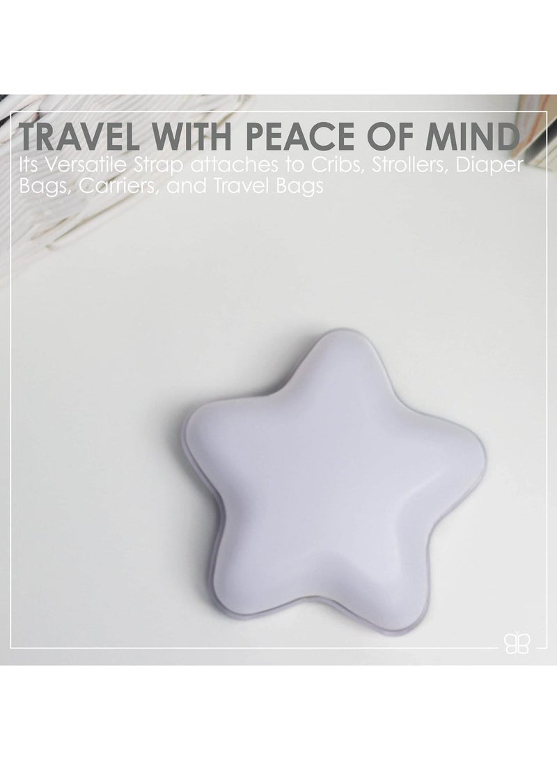 bbluv bblüv Stär Portable Baby Night Light & Music Box | Soothing Sounds, LED Color-Changing Light, Auto Shut-Off, Adjustable Volume | Newborn Sleep Aid (0+) - Image 4