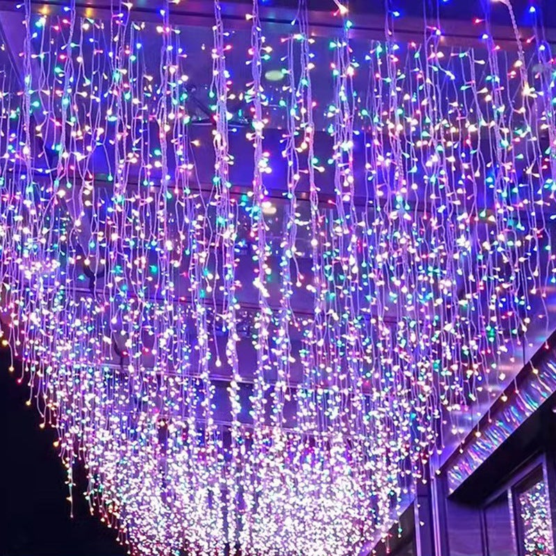 Ready-Made Led String Lights, Ice Strip Lights, Waterfall Lights, Curtain Lights, Starry Sky Lights, Stage Room Decoration, Holiday Lights - Image 1