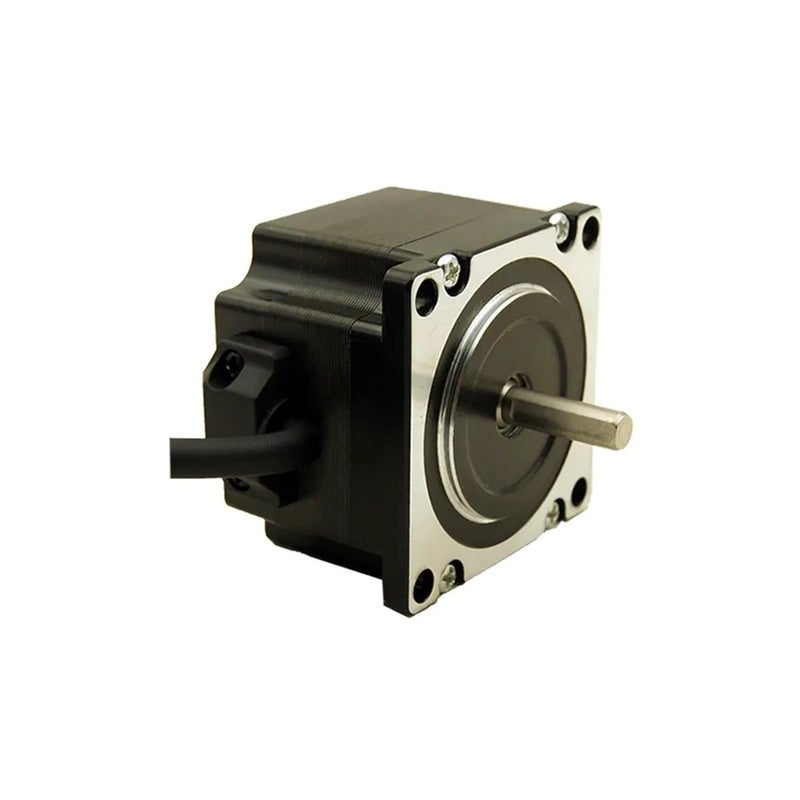 محرك السائر 8 مم قطر العمود 6.35 مم 0.6 نيوتن متر 3 أمبير 4 أسلاك 2 طور 41 مم طول الجسم - Image 3