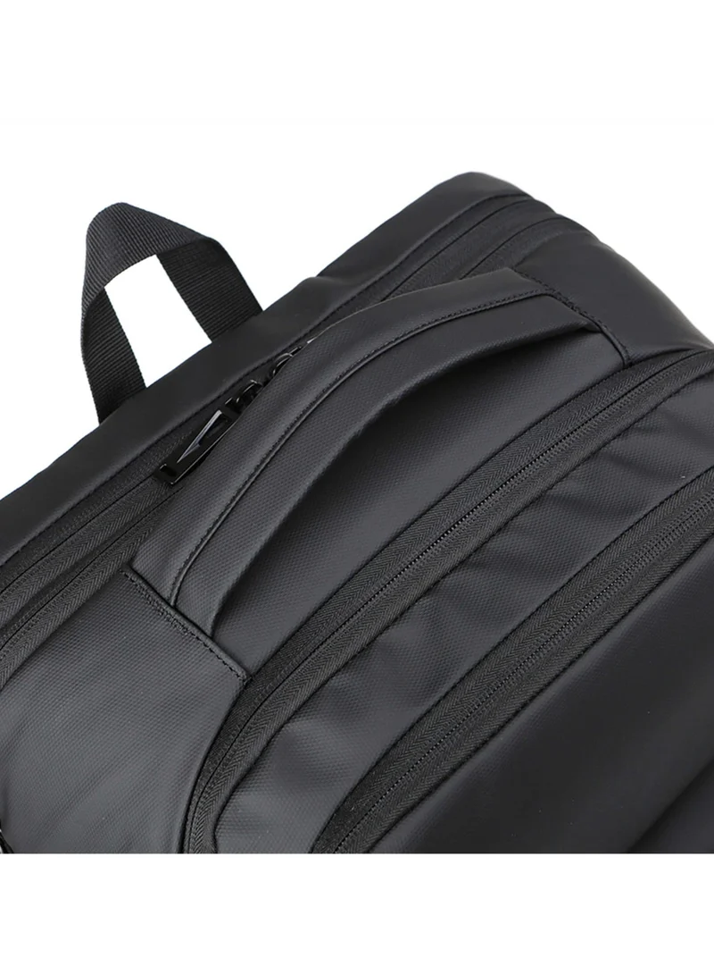 Hike  Premium Expandable Casual Backpack Water Resistant Laptop Daypack with Built in USB Port and Separate Laptop Compartment for Men and Women, HKY2206, Black  | Best Price UAE