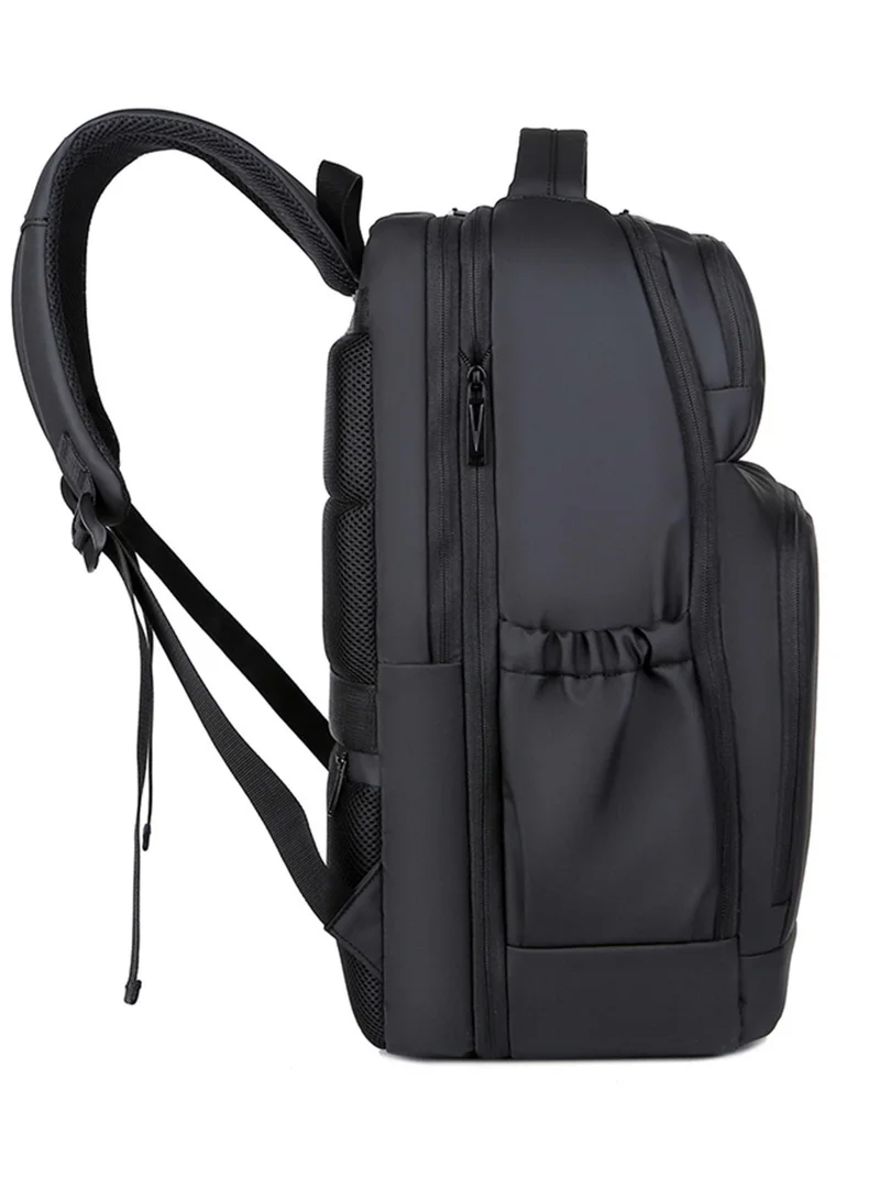 Hike  Premium Expandable Casual Backpack Water Resistant Laptop Daypack with Built in USB Port and Separate Laptop Compartment for Men and Women, HKY2206, Black  | Best Price UAE