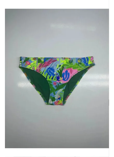 Swana Women's Colorful Patterned Bikini Bottom