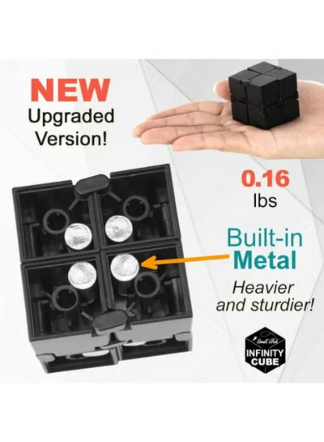 SMALL FISH Infinity Cube Sensory Fidget Toy, EDC Fidgeting Game for Kids and Adults, Cool Mini Gadget Best for Stress and Anxiety Relief and Kill Time, Unique Idea That is Light on The Fingers and Hands - Image 3