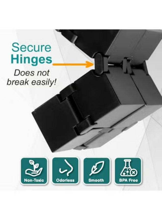 SMALL FISH Infinity Cube Sensory Fidget Toy, EDC Fidgeting Game for Kids and Adults, Cool Mini Gadget Best for Stress and Anxiety Relief and Kill Time, Unique Idea That is Light on The Fingers and Hands - Image 4