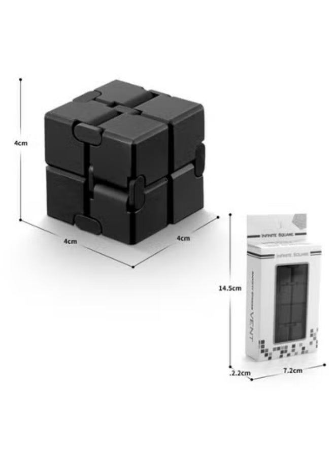 SMALL FISH Infinity Cube Sensory Fidget Toy, EDC Fidgeting Game for Kids and Adults, Cool Mini Gadget Best for Stress and Anxiety Relief and Kill Time, Unique Idea That is Light on The Fingers and Hands - Image 1