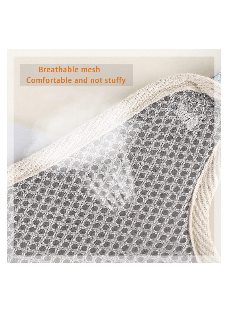 SYOSI Small Dog Harnesses, Adjustable Soft Padded Pet Vest Harness and Lead Set for Puppy Cat Rabbit Small Pets, for Extra-Small/Small Medium Dogs, in Dog/Cat Harness and Leash Set for Walking(Grey,S) - Image 5