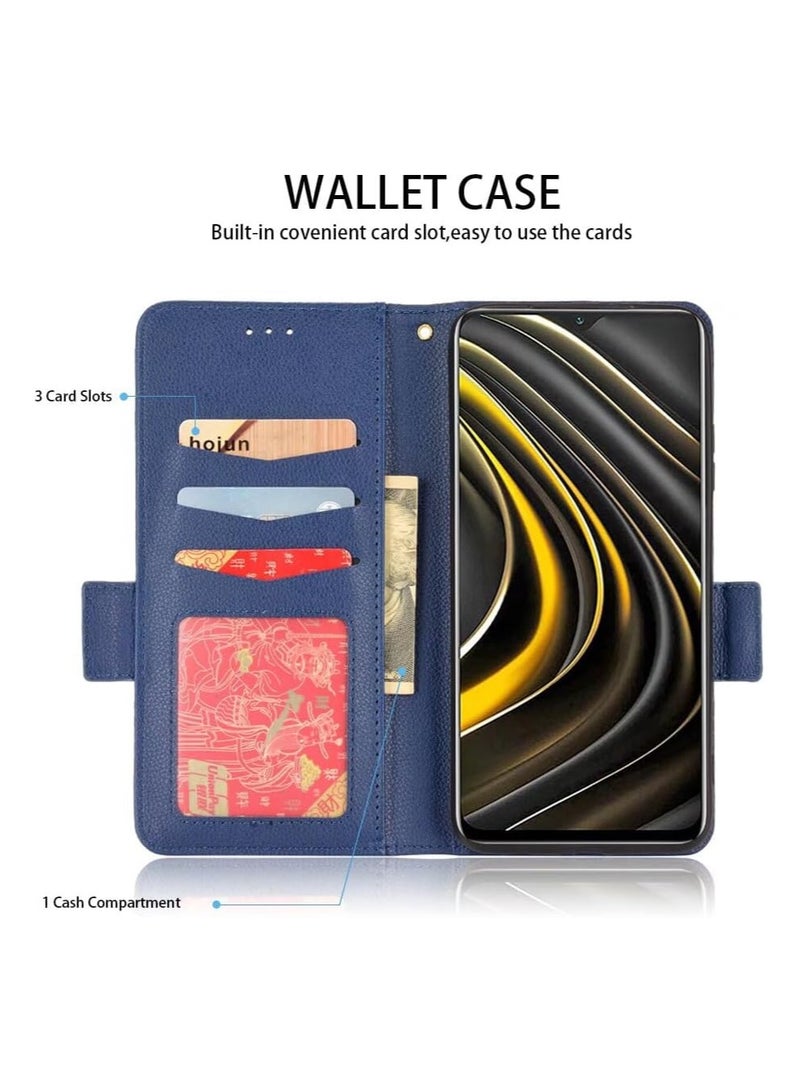 general Case compatible with T-Mobile T Phone 3/T-Mobile Revvl 8, magnetic side clasp, textured leather design, PU leather case, 3 slots, stand function - Image 3