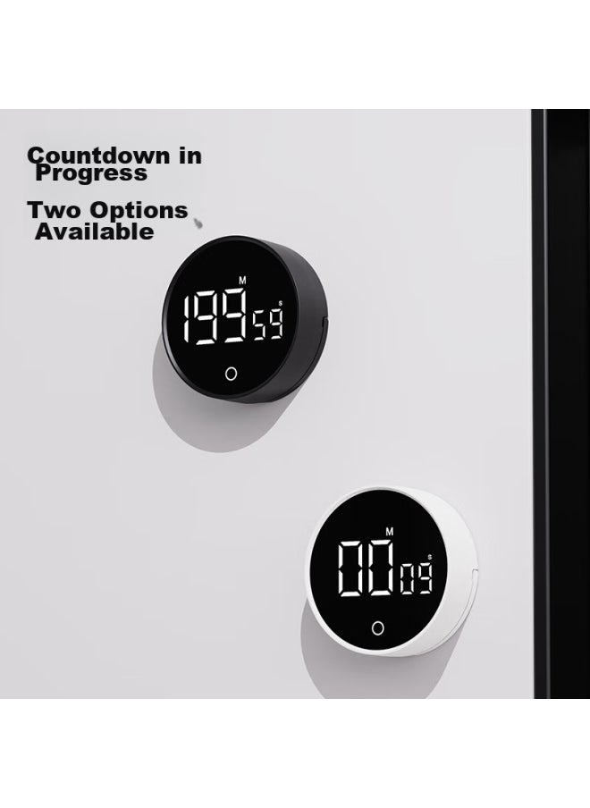 Bai Jie Baijie Timer Mechanical Timer, Kitchen Baking Steaming Fish Countdown Timer Time Management Tool, Magnetic Attachment  - Image 5