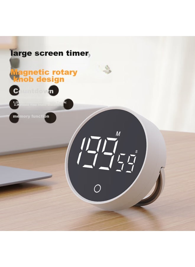 Bai Jie Baijie Timer Mechanical Timer, Kitchen Baking Steaming Fish Countdown Timer Time Management Tool, Magnetic Attachment  - Image 1