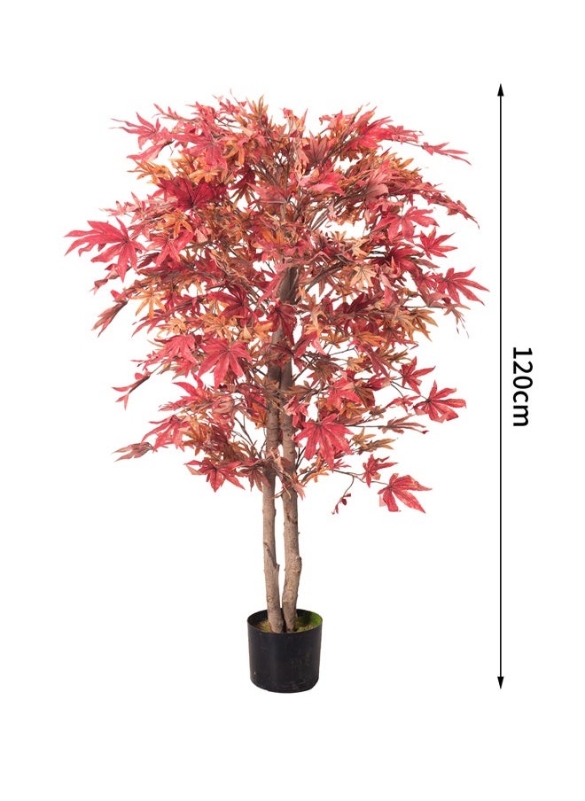 Bolivia's - Artificial Maple Tree Tall Fake Potted Maple Tree with Planter Large Faux Olive Branches and Fruits Artificial Tree for Modern Home Office Living Room Floor Decor Indoor - Image 1