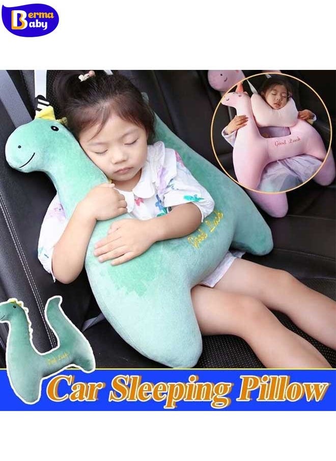 Berma Baby - Kid Neck Head Support U-Shape Cute Dinosaur Kids Safety Pillows Children Sleep Pillow Car Supplies - Image 1