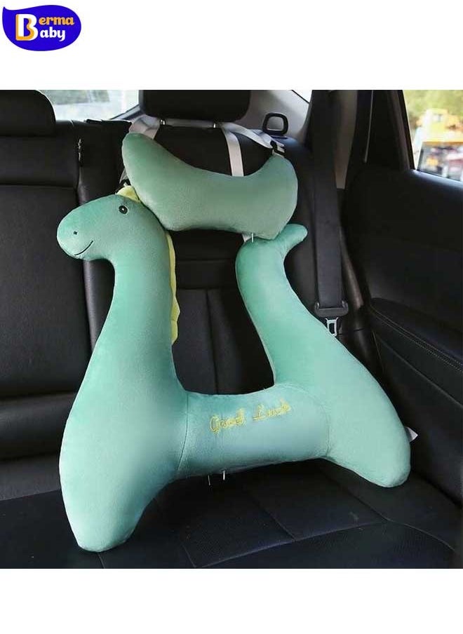 Berma Baby - Kid Neck Head Support U-Shape Cute Dinosaur Kids Safety Pillows Children Sleep Pillow Car Supplies - Image 1