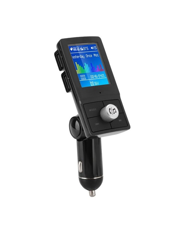 Thoraya Car Wireless Bluetooth Hands-free MP3 Music Player Color Screen FM Transmitter  - Image 2