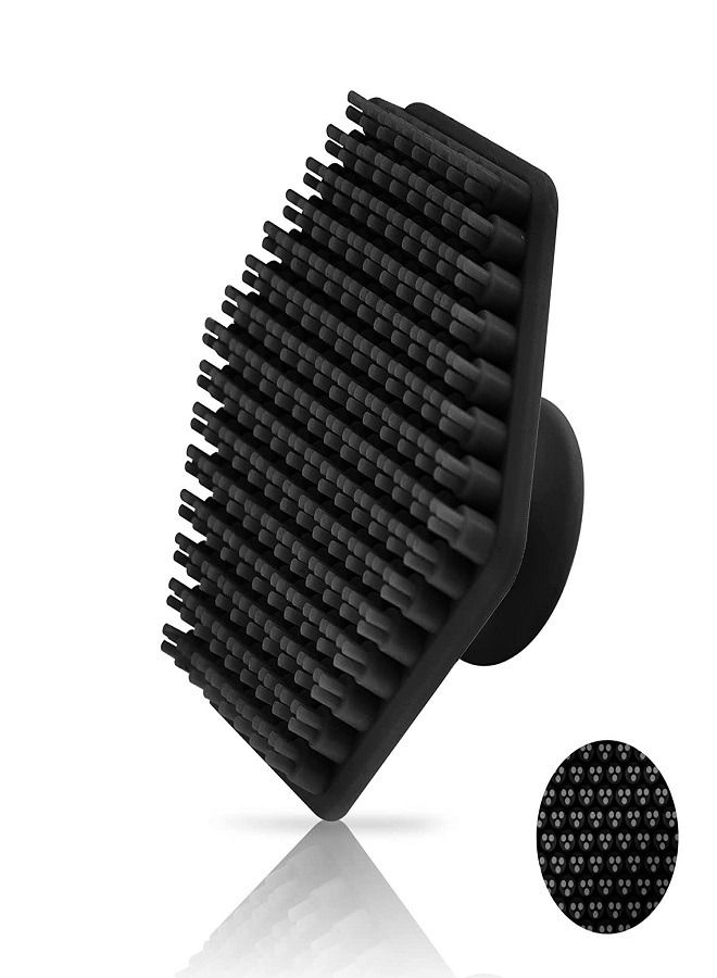 Multifunctional silicone washer, gentle silicone facial scrub, exfoliating silicone beard cleaning brush - Image 4