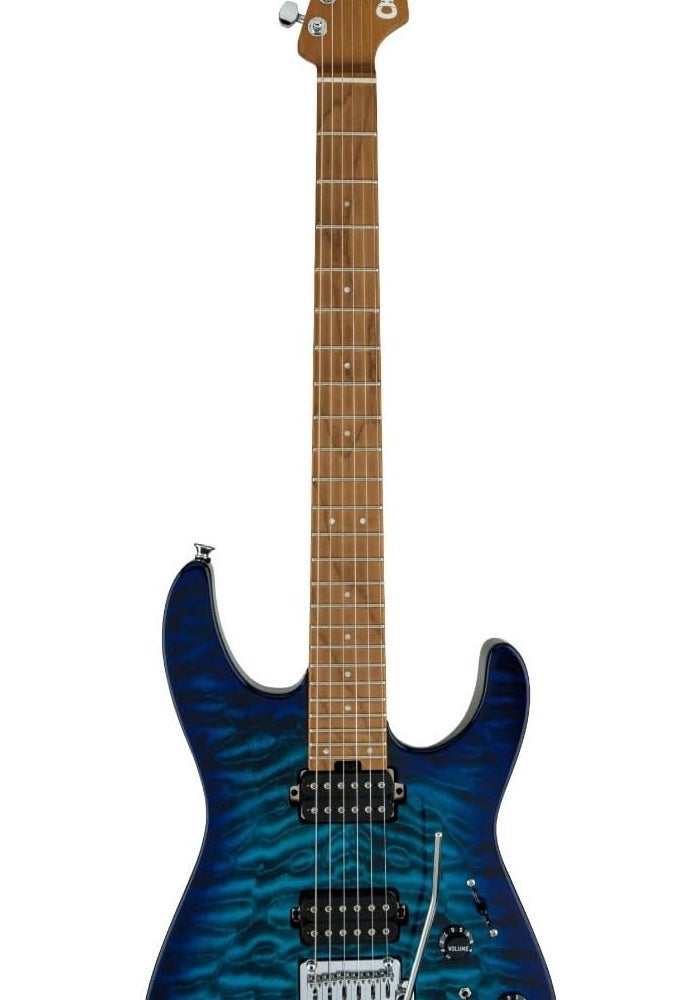Charvel Pro-Mod DK24 HH 2PT CM Chlorine Burst Electric Guitar - Image 1