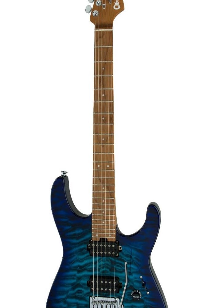 Charvel Pro-Mod DK24 HH 2PT CM Chlorine Burst Electric Guitar - Image 3