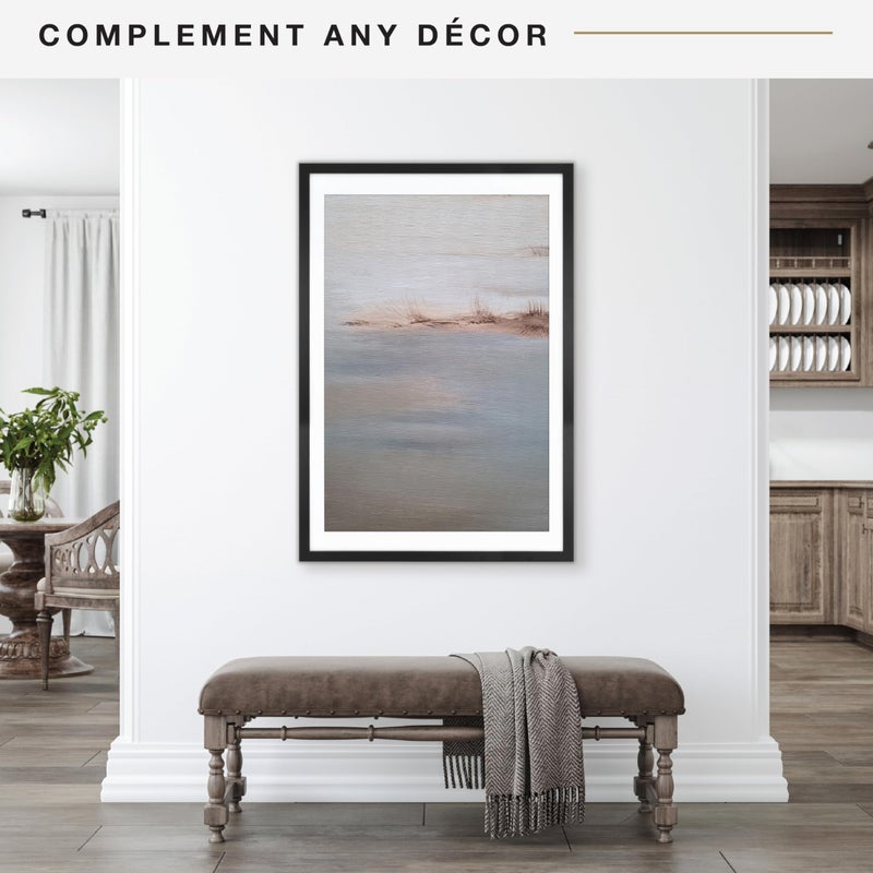MCS Studio Gallery 27x40 Matted Poster Frame with 24x36 Picture Display, Black Woodgrain Engineered Wood Vertical & Horizontal Wall Hanging Large Picture Frame for Photos, Posters & Art Prints (1-Pack) - Image 3