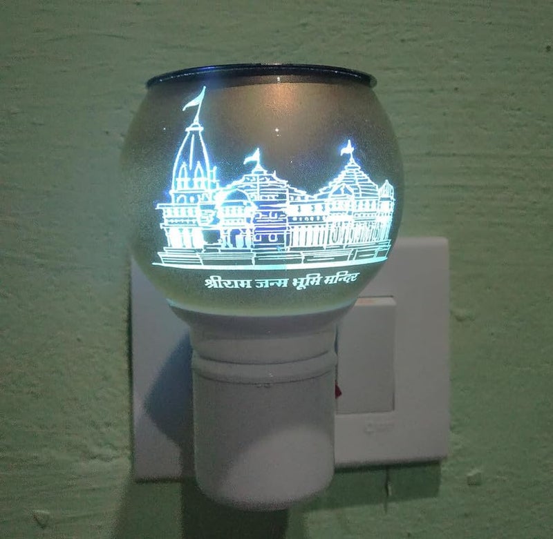 SHREE HANS CREATION SHREE HANS CREATION Ceramic Kapur Dani Electrical Camphor Diffuser Home Fragrance Oil Burner Aroma Night Lamp Pcs1 Ram MandirK 