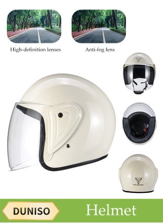 Open Face Helmet, Anti Fog And Thermal Insulation Motorcycle Helmet，Scooter Helmet With Detachable Goggles,Adjustable Lock Buckle, Shock And Fall Resistant, Suitable For Both Men And Women，Suitable For Head Circumference Of 55-60cm - pzsku/Z8FFC94A07B9FD5353507Z/45/1745974623/106a6d80-6a0e-40e0-8506-703287398109