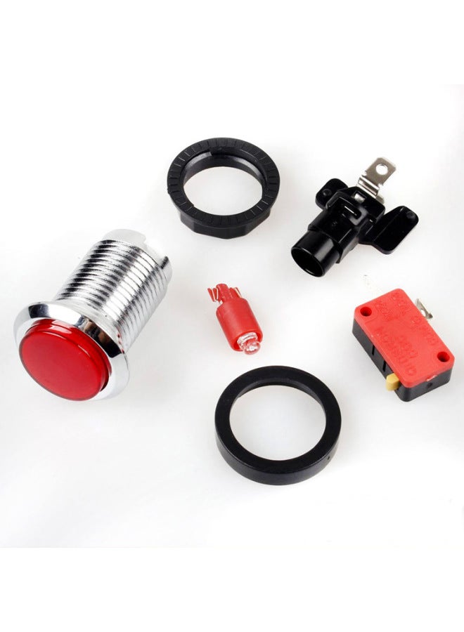 ام كي طقم أزرار قوس ألعاب DIY مع لوحة دارات عصا التحكم USB للكمبيوتر بجهد 5 فولت مع إضاءة - Image 5