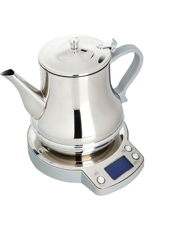 Crownline Karak Tea/Arabic Coffee Maker Silver 0.8Liters - Image 4