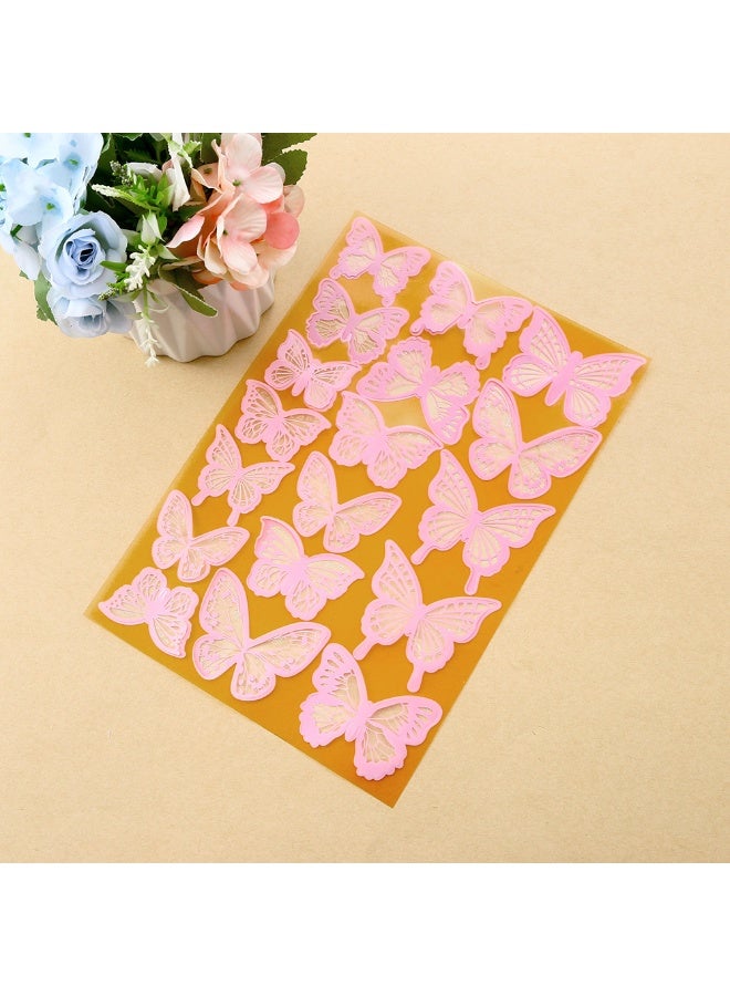 NIBEMINENT 2025 New 3D Realistic Butterfly Wallpaper