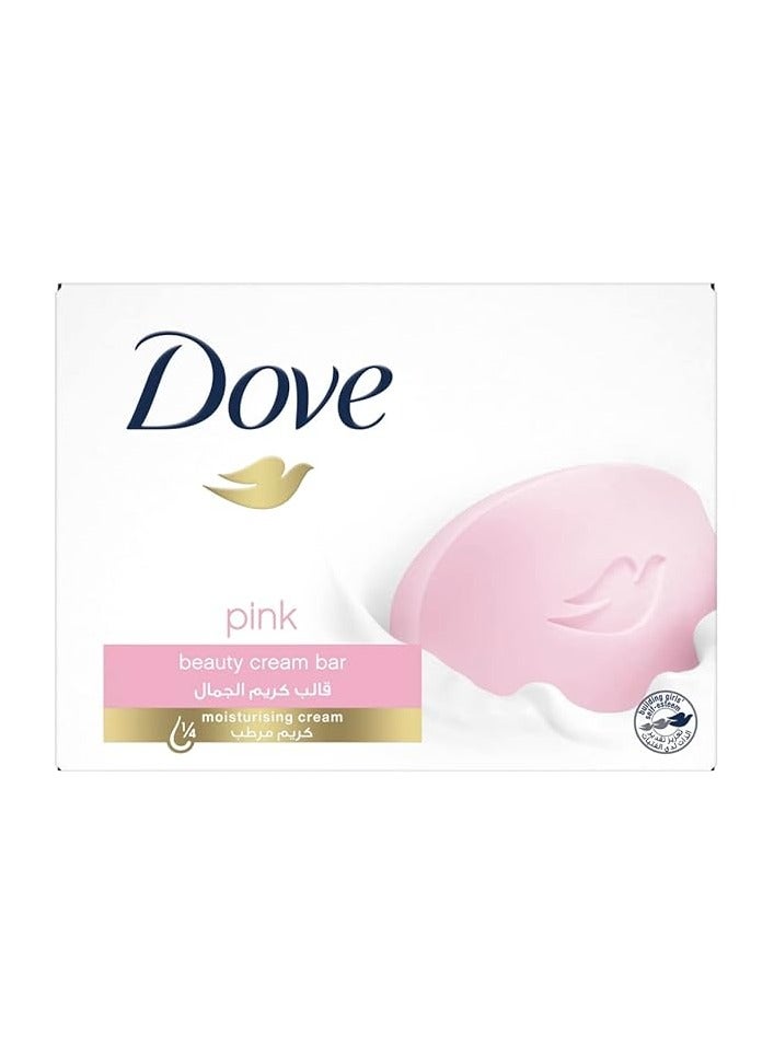 Dove Beauty Cream Bar Soap Pink Made with ¼ moisturizing cream 90G