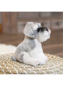 DEMDACO Schnauzer Children'S Plush Beanbag Stuffed Animal Toy Light Grey  - Image 5