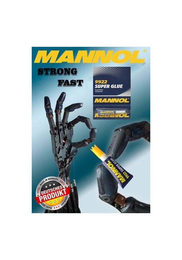 Mannol HTE Super Glue 9922 - 3g Cyanoacrylate Adhesive - Image 4