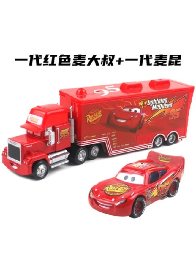 general Movie Cars 2 3 Hauler Mack Truck (Model 95) Mac Truck Red Mackun