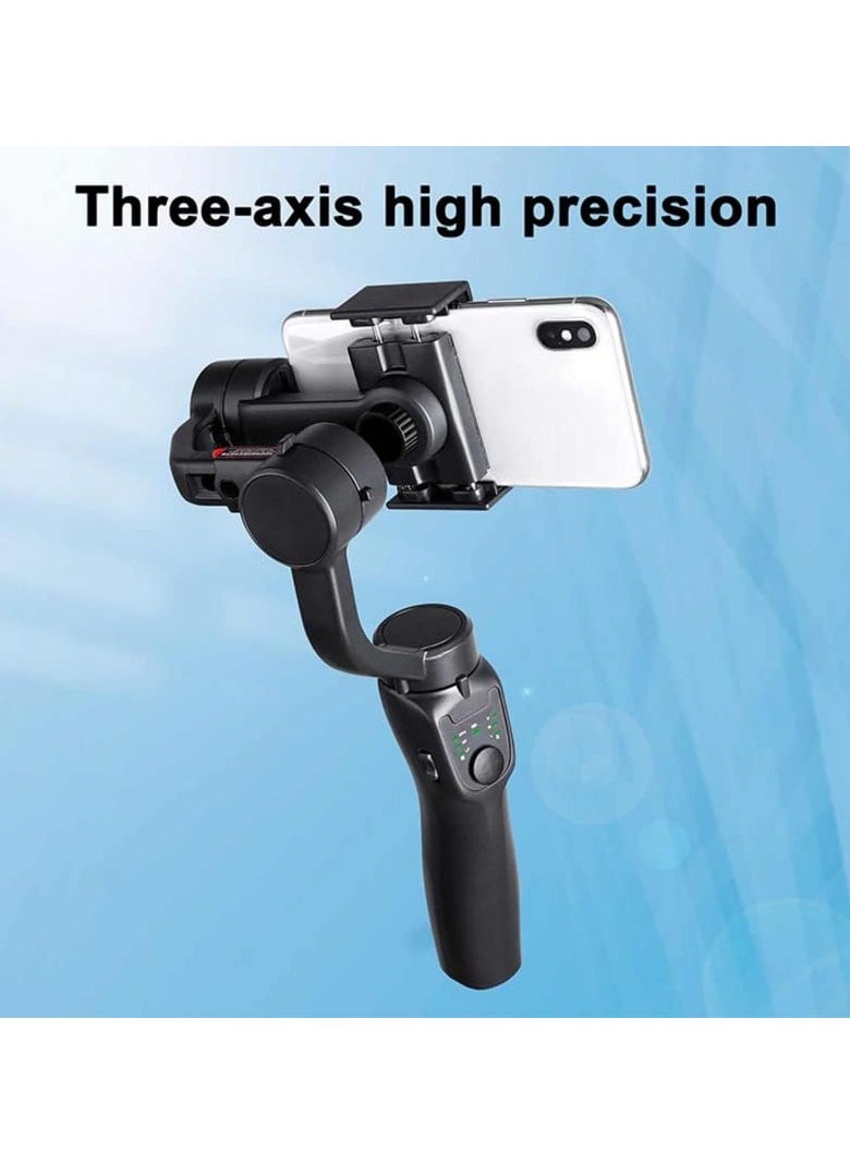 AROAQ - Gimbal Stabilizer for Smartphone Android Cell Phone 3-Axis Handheld Gimble Stick w/Grip Tripod Ideal for Vlogging YouTube Vlog TikTok Instagram Live Video Kit - Image 1