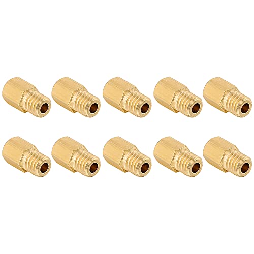 Skdorpfm 10pcs Hex Style Main Kei-hin Jets Replacement for MIKUNI VM/TM/TMX Carburetor 300 310 320 330 340 350 360 370 380 390 Brass Jet Kit (300-390) - Image 4